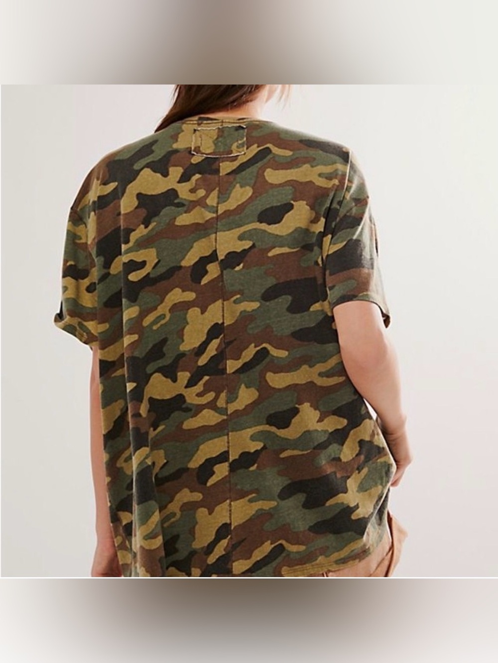 Free People we the free printed Nina tee - camo - Picture 2 of 4